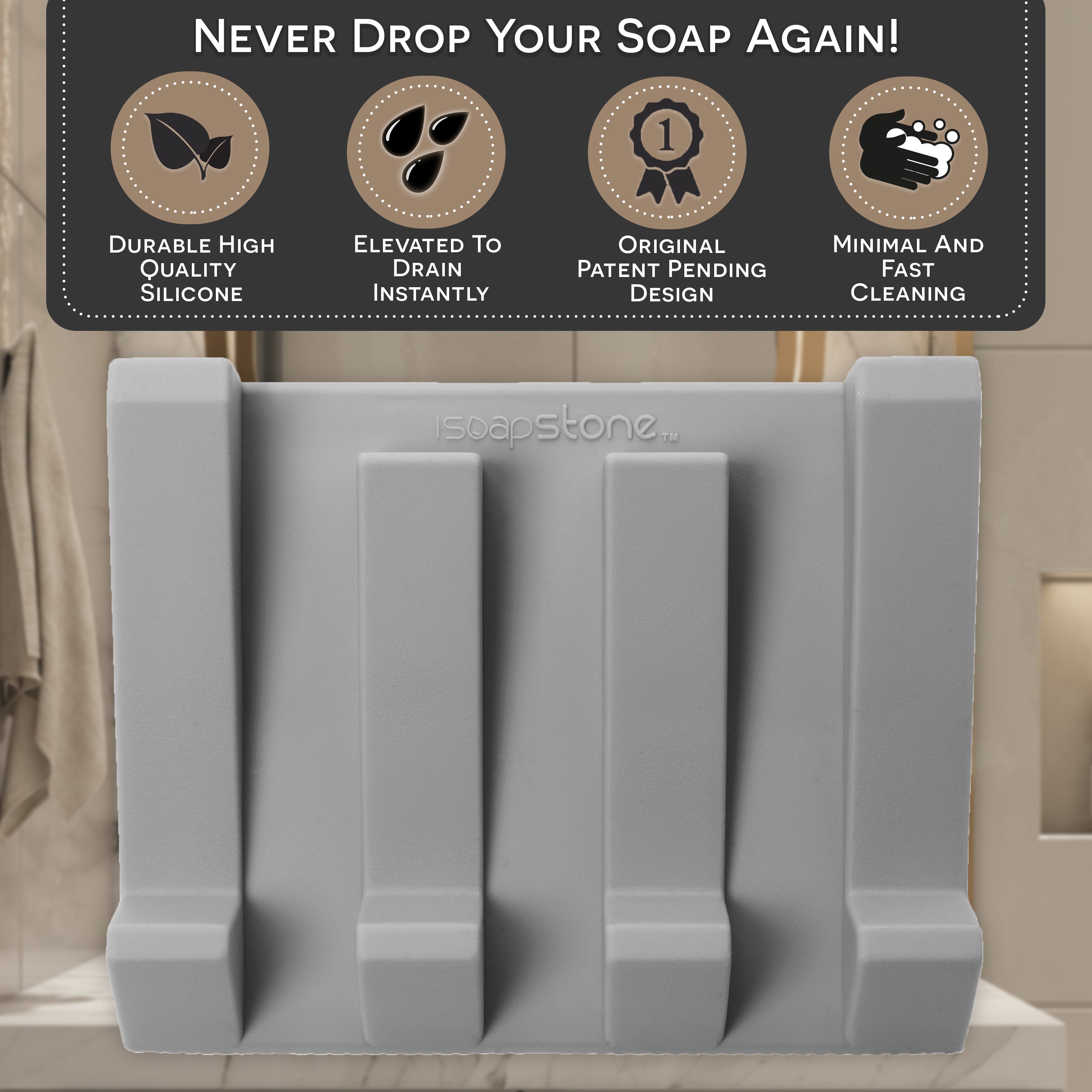 Drain Soap Dish – Still Serenity